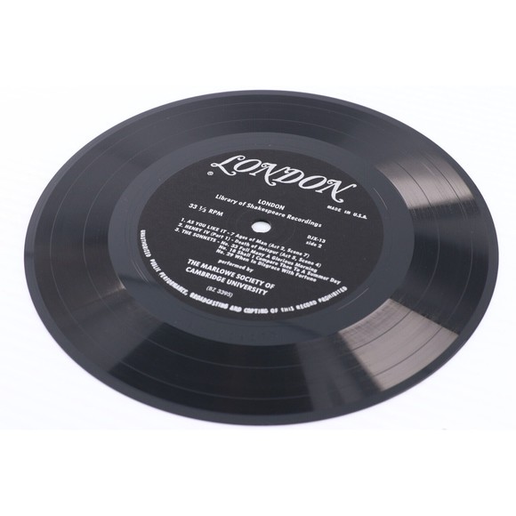 London Library of Shakespeare Recordings Macbeth Hamlet 33 rpm 7" Record DJX-13 - Picture 14 of 16